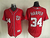Washington Nationals #34 Harper Red 2016 Flexbase Collection Stitched Jersey,baseball caps,new era cap wholesale,wholesale hats
